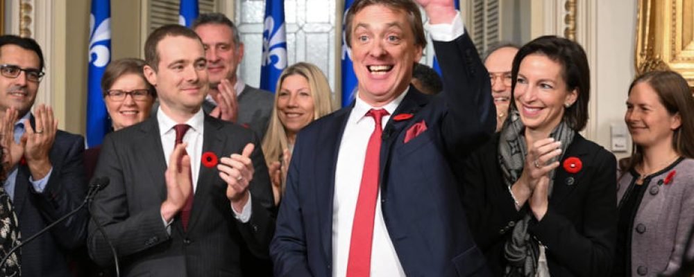 Новый лидер Либералов Квебека.