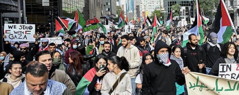 Демонстрации в Канаде.