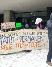 ПРОТЕСТ В ЦЕНТРІ МОНРЕАЛЯ.