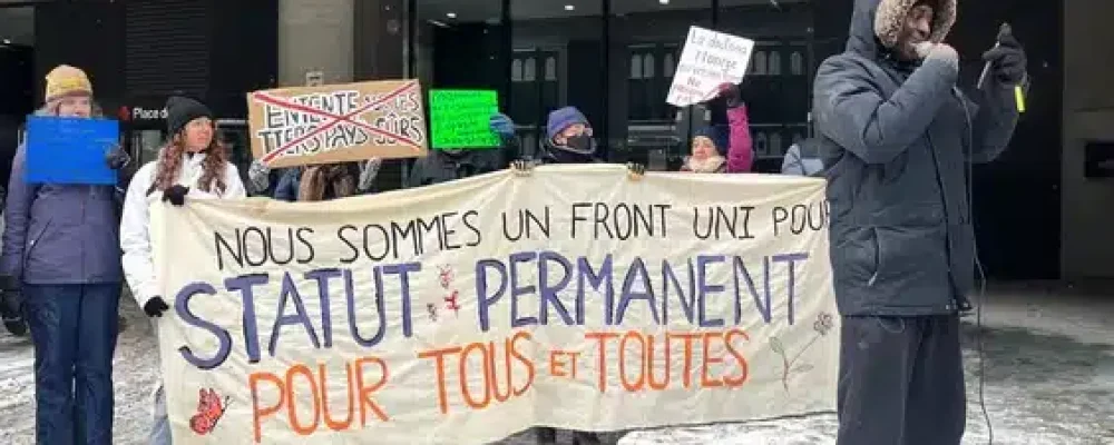 ПРОТЕСТ В ЦЕНТРІ МОНРЕАЛЯ.