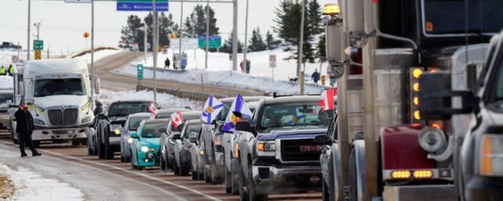 Протест дальнобойщиков.