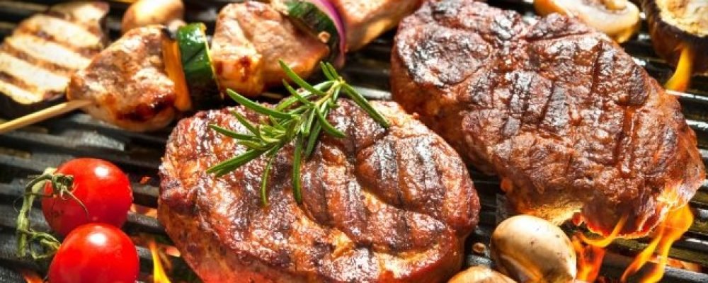 Шашлык из индейки.