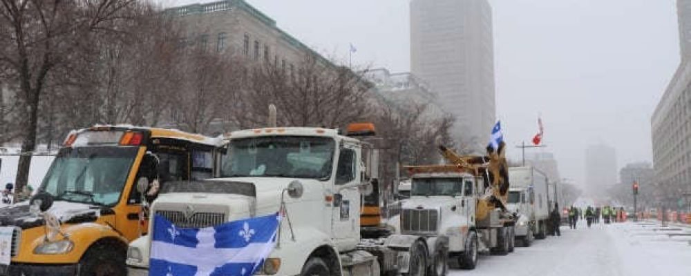 Новые протесты в Квебек-Сити.