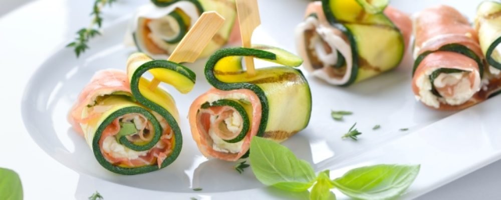 Рулетики из кабачков